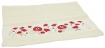 Gästetuch mit Band Anemonen - 30 x 60 cm