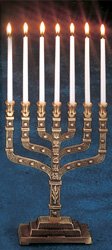 Menorah 12 Stämme 25 cm