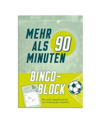 Mehr als 90 Minuten - Bingo-Block Fußball