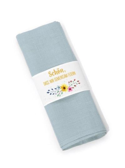 Servietten-Banderole - Blumen