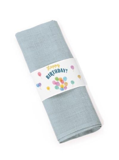 Servietten-Banderole - Happy Birthday