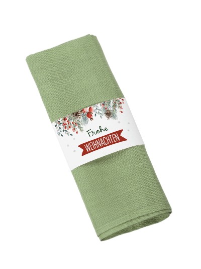 Servietten-Banderole - Frohe Weihnachten
