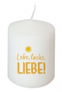 Kerze - Lebe, lache, liebe!