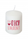 Kerze - Fühl Dich umarmt
