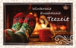 Teekarte - Winterzeit - Kuschelzeit - Teezeit