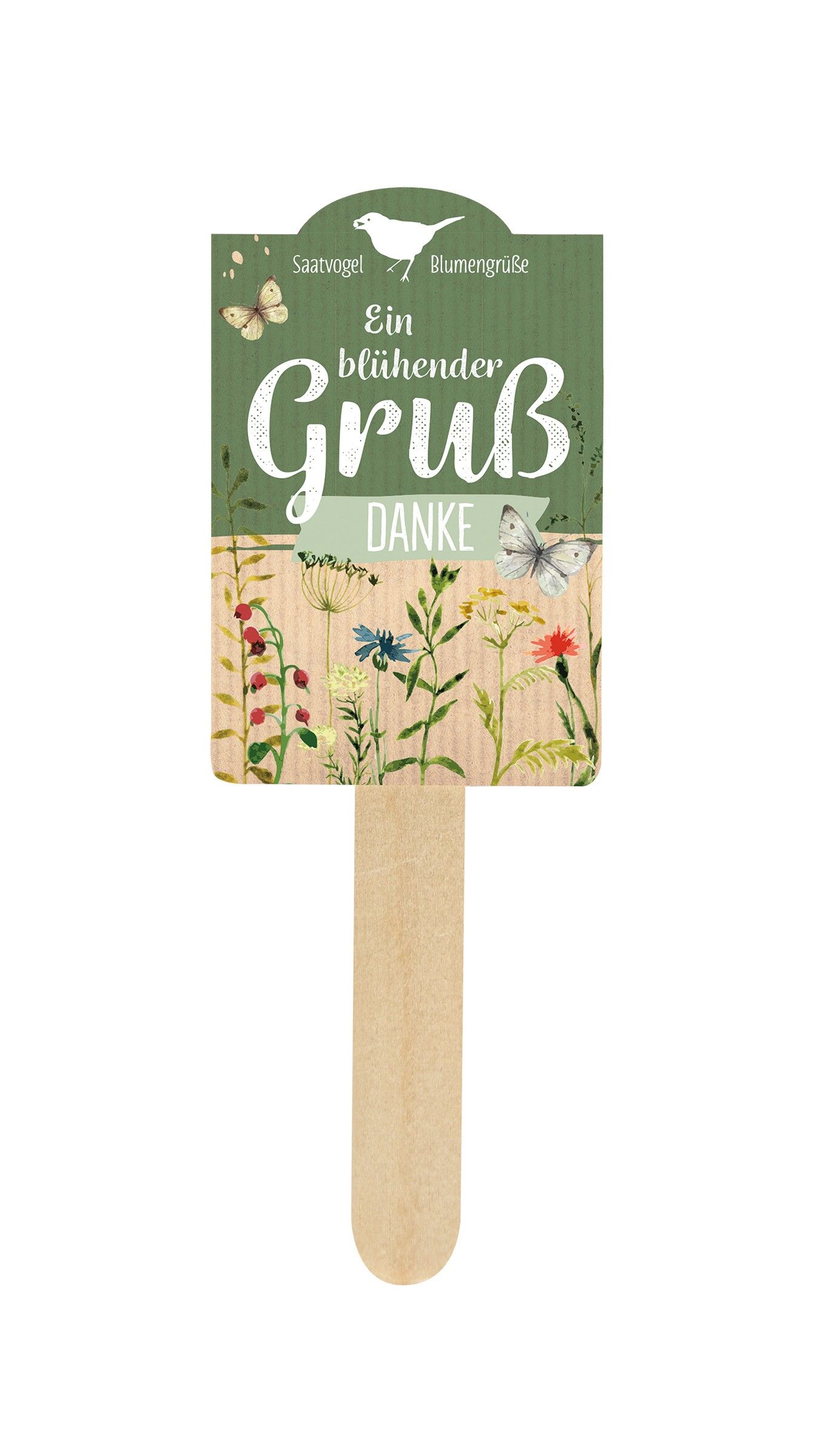 Ein blühender Gruß - Danke