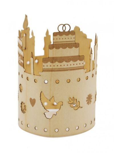 Lichterpost - Hochzeitstorte