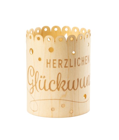 Lichterpost - Herzlichen Glückwunsch