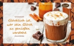 Schokokarte - Glücklich ist, wer