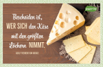 Kräuter-Dip-Karte - Bescheiden ist, wer