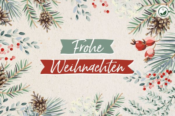 Teekarte - Frohe Weihnachten