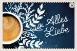 Kaffeekarte - Alles Liebe