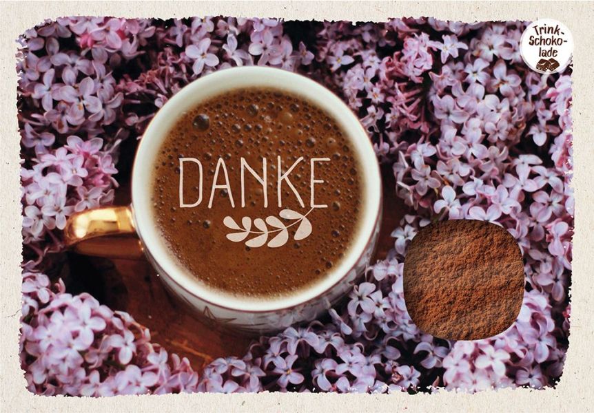 Schokokarte - Danke
