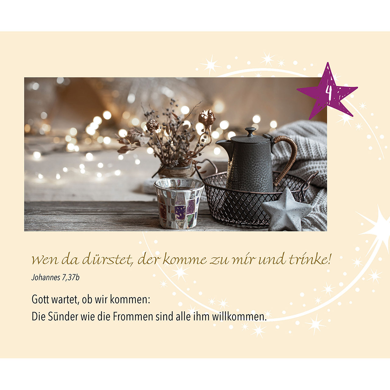 Dem Erlöser begegnen - Adventskalender