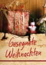 Grußkarte - Gesegnete Weihnachten