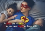 Postkarten Sei mutig und sei stark 4er-Serie