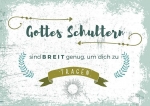 Postkarten Gottes Schultern 4er-Serie
