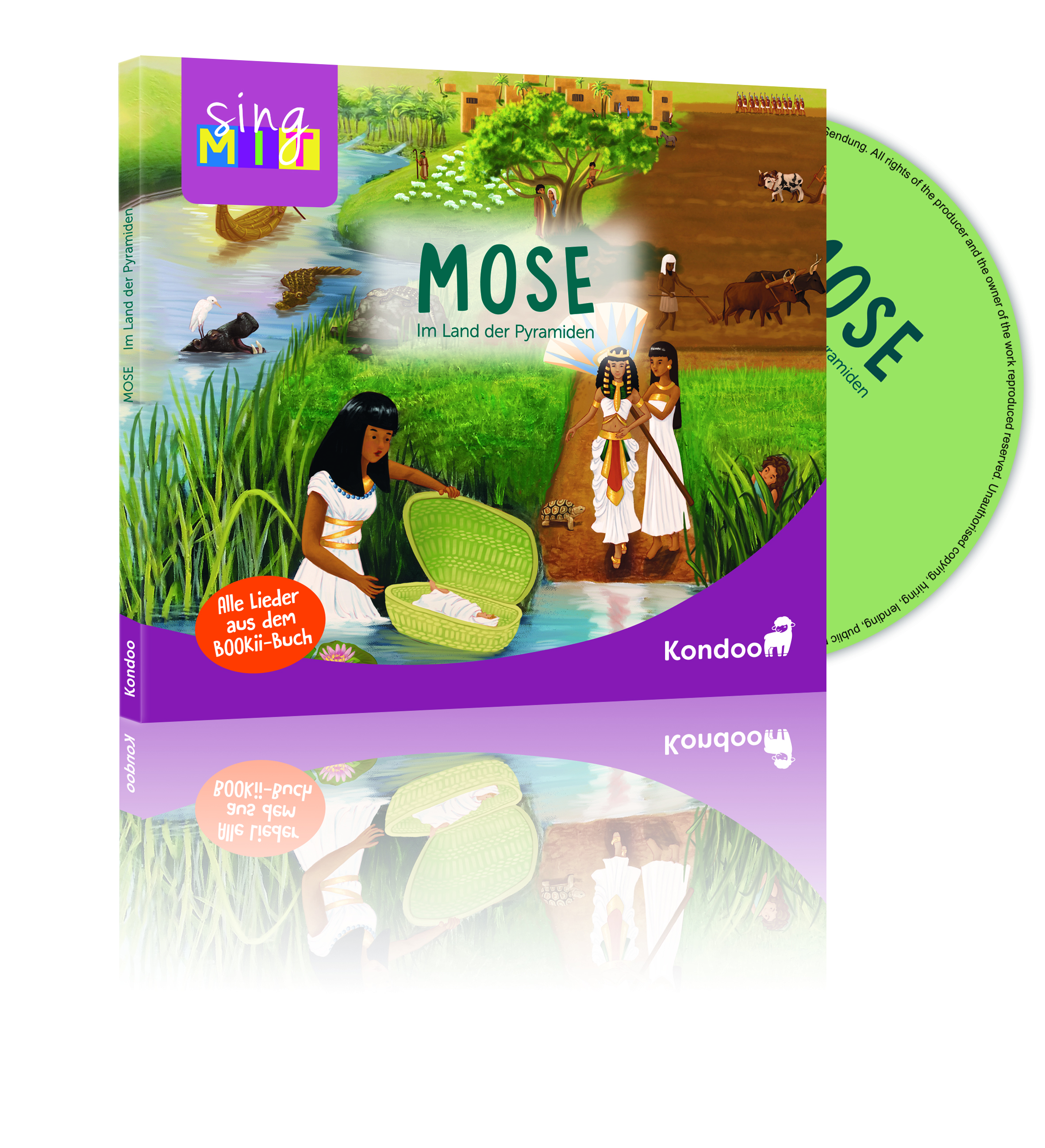 Sing mit - Mose (2CD)|Alle Lieder aus dem BOOKii-Buch