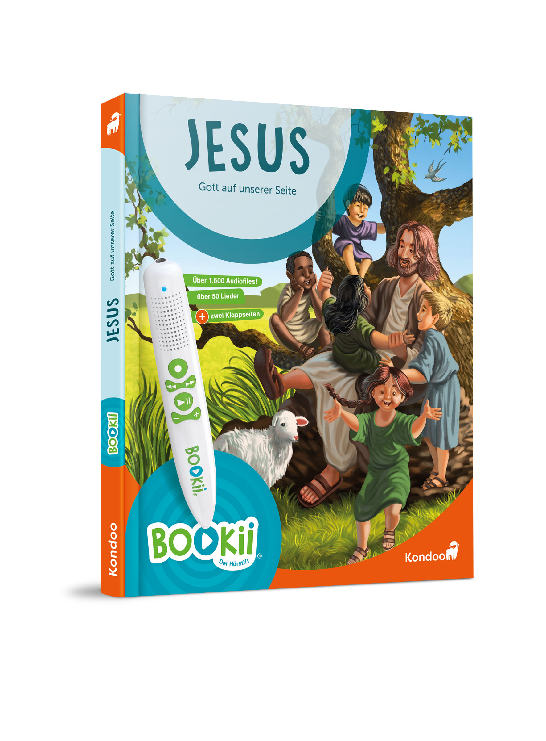 Jesus - Gott auf unserer Seite   BOOKii Buch Für Kinder von ca. 4 Jahren bis ca. 9 Jahren.