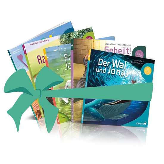 Bilderbuch-Paket |5 im Set: Der Wal & Jona + Farben für Bartimäus + Drei Freunde für Jesus + Der Rabe & Elia + Geheilt!|Für Kinder ab 4 Jahren