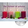 Der Heiland ist geboren - Motiv: Vier Kerzen (CD-Card)