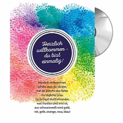 CD-Card: Herzlich willkommen - du bist einmalig!