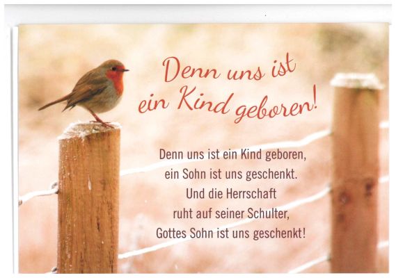 CD-Card: Denn uns ist ein Kind geboren