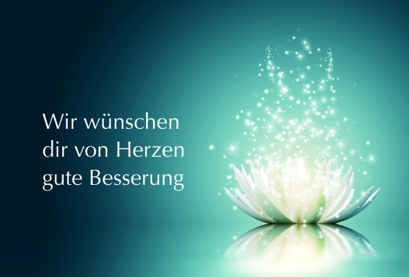 Von Herzen Gute Besserung - Faltkarte