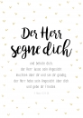 Poster: Der Herr segne dich - A3