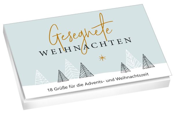 Gesegnete Weihnachten - Postkartenset|18 Grüße für die Advents- und Weihnachtszeit.