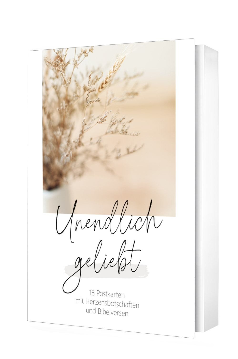 Unendlich geliebt - Postkartenset|18 Postkarten mit Herzensbotschaften und Bibelversen.
