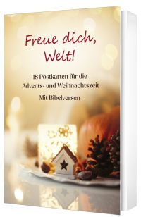 Freue dich, Welt!  Postkartenset