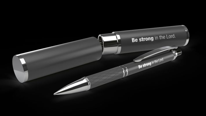 Be strong in the Lord - Kugelschreiber im Etui