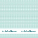 Herzlich willkommen - Servietten