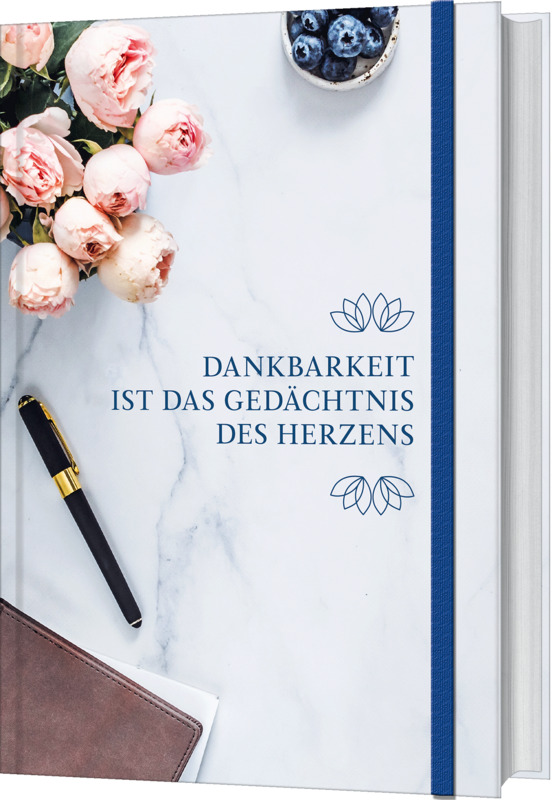 Notizbuch Dankbarkeit ist das Gedächtnis des Herzens