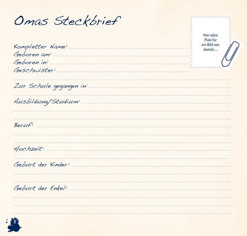 Preview: Erzähl mir dein Leben - Leinenausgabe