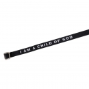 Armband I Am a child of God - schwarz