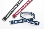 Armband "One way" bordeauxrot