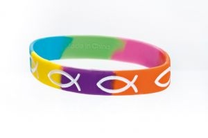 Armband Fische regenbogenfarben