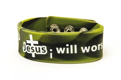 Armband Jesus - I believe in U - I will worship U