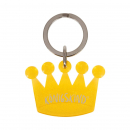 Schlüsselanhänger Krone-Königskind gelb