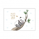 Postkarte Panda