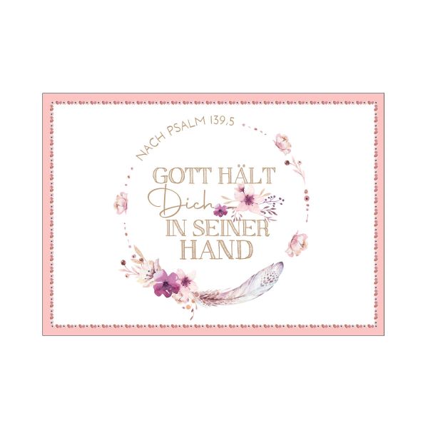 Postkarte In seiner Hand