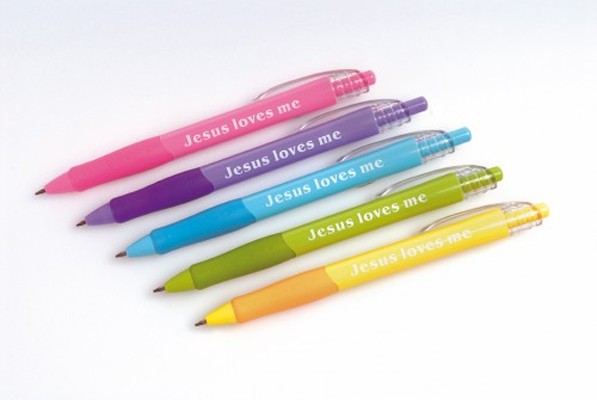 Kugelschreiber Jesus loves me