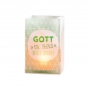 Glas-Windlicht-Dekotüten - Gott ist stets bei dir!