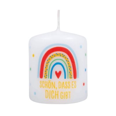 Kerze Regenbogen