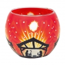 Leuchtglas Krippe