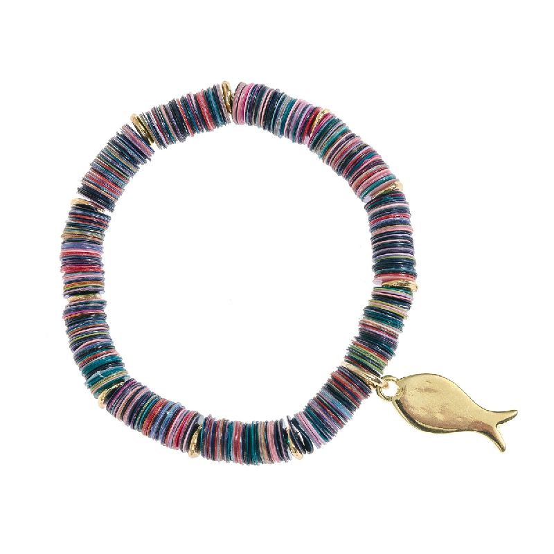 Armband mit Anhänger Fisch