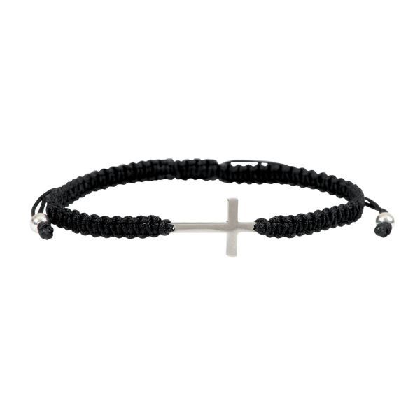 Armband Kreuz geflochten