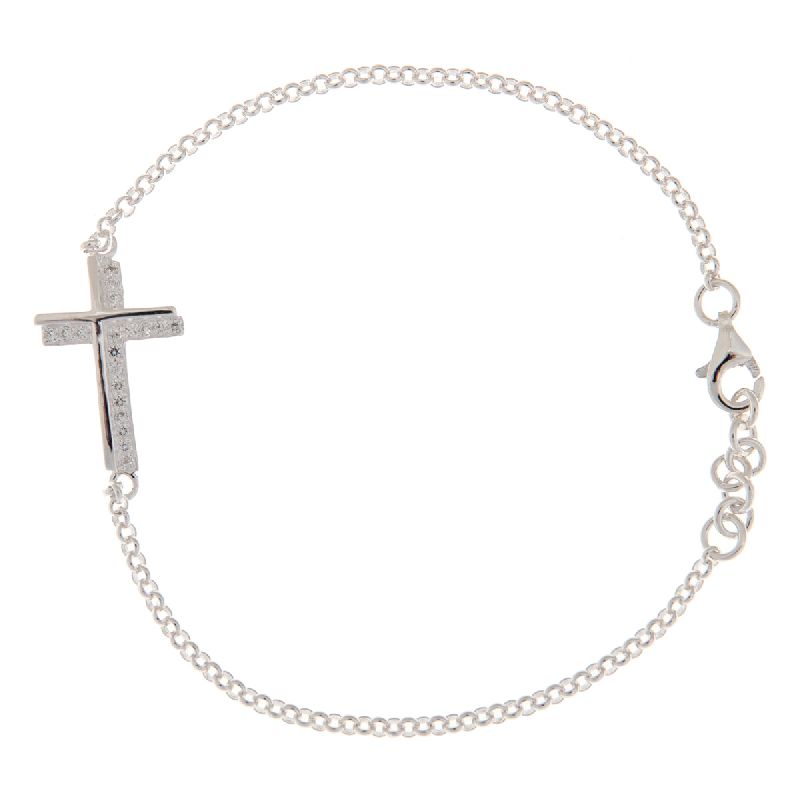 Armband Kreuz - silber
